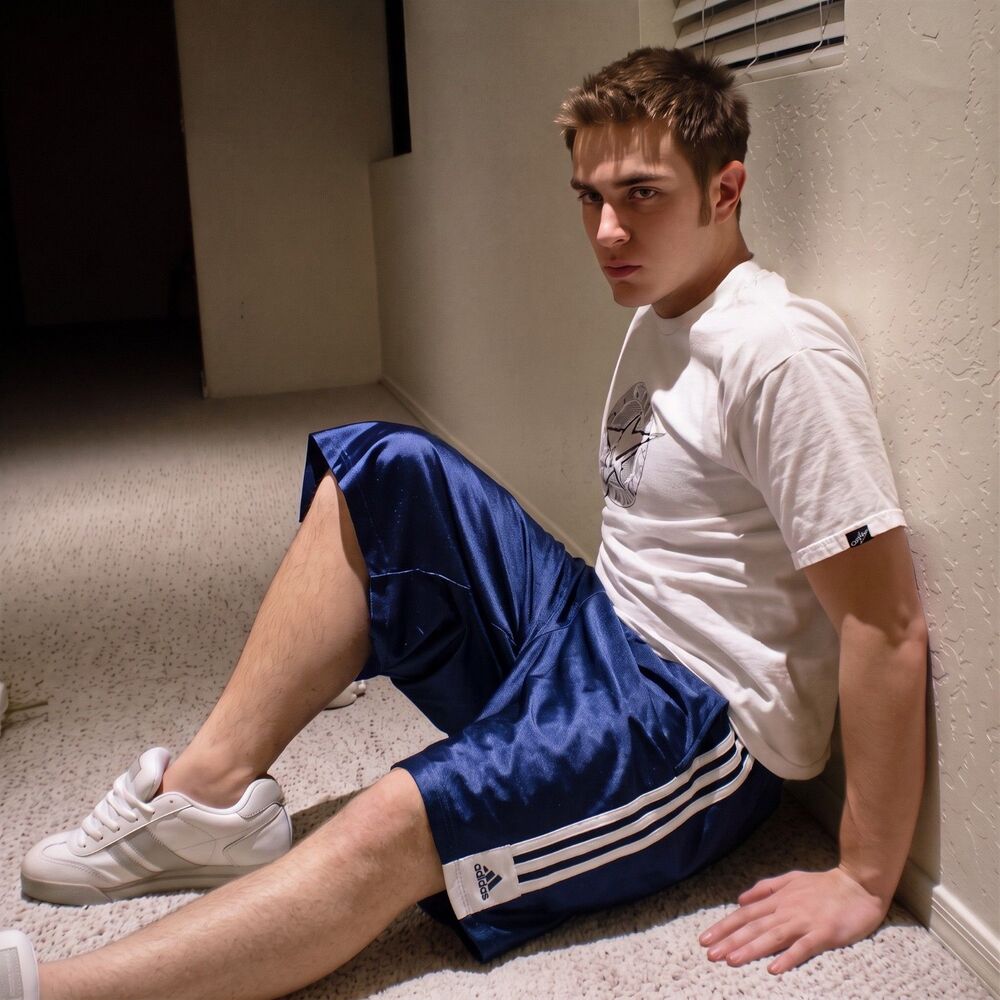 adidas Vintage Y2K Dazzle Shorts Blue Dazzle Retro Edition Medium